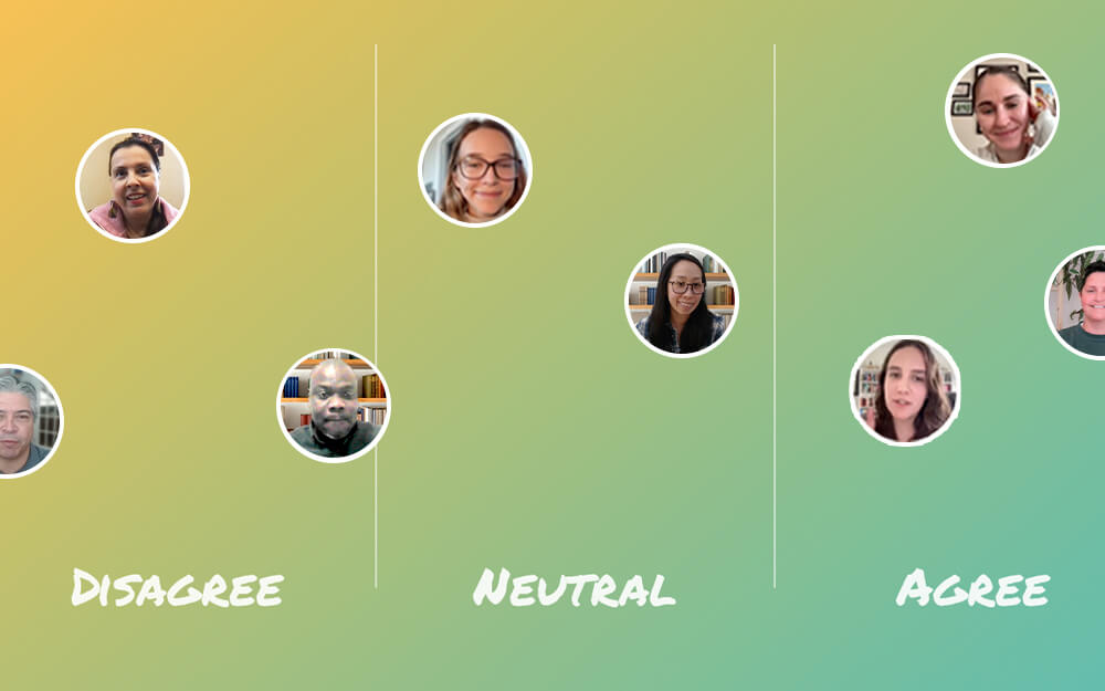 Agree / Disagree spectrum